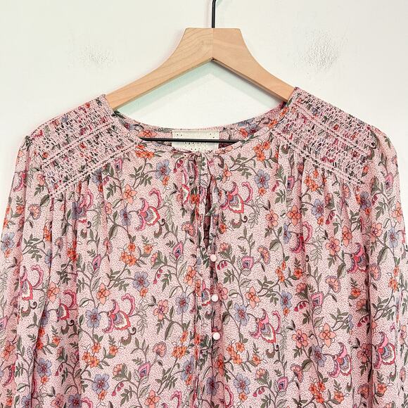 NEW Johnny Was Maha Flora Mini Dress Orange Size S - Picture 3 of 10